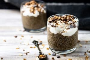 čia puding u čaši- brzi i slatki keto doručak