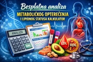 Besplatna provjera masnoća u krvi i opterećenja organizma