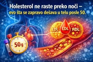 holesterol ne raste preko noći-sta se dešava u telu posle 50